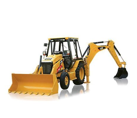 Rental backhoe loader